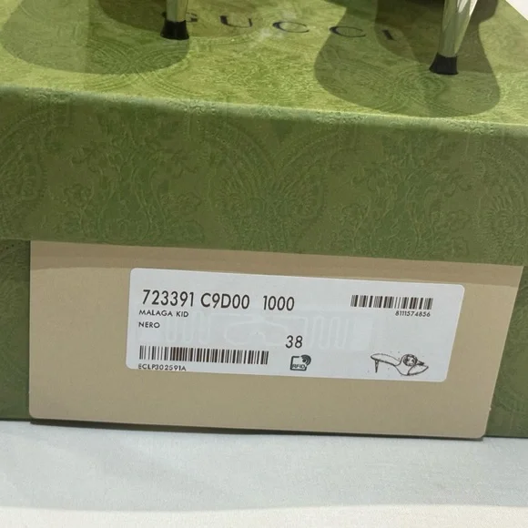 Gucci Malaga Kid Mule Size 38 - Picture 3 of 7